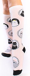 Cameo Cat Knee High Socks