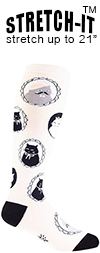 Cameo Cat Knee High Socks (STRETCH-IT Extra Stretchy Version)