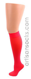 Celeste Stein Red Knee High Stockings / Trouser Socks