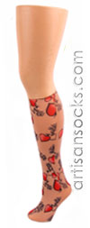 Celeste Stein Tattoo Print Knee High Stockings / Trouser Socks
