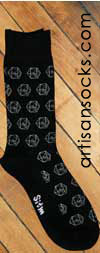 Dieselsweeties D20 Gamer Dice Novelty Cotton Knee High Knee Socks