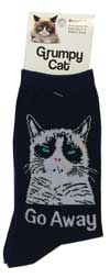 Grumpy Cat Go Away Crew Socks