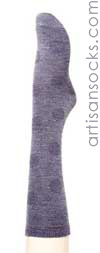 Hansel From Basel Pebble Dot Knee Highs - Denim  Wool Knee High Socks