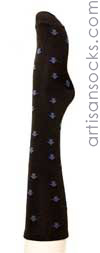 Hansel From Basel Haus Haus Knee High - Black  Wool Knee High Socks