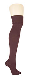 K. Bell Soft and Dreamy Over the Knee Socks- Dark Brown