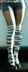 K. Bell Cosmic Cotton Knee High - Eclipse Cotton Knee High Knee Socks