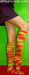 K. Bell Cosmic Cotton Knee High - Solar Cotton Knee High Knee Socks