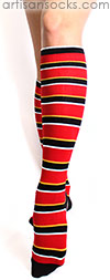 K. Bell Soft and Dreamy Preppy Striped Knee High Socks