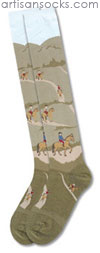 K. Bell Trail Ride Knee High - Novelty Cotton Knee High Knee Socks