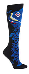 Koi Fish Kite Knee High Socks