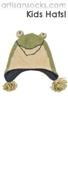 Kids Animal Hat: Green Frog Animal Beanie for Kids!