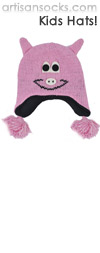 Kids Animal Hat: Pink Pig Animal Beanie with Ear Flaps for Kids!