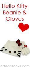 Loungefly Hello Kitty Beanie and Gloves Set