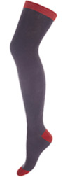 Minga Berlin Gray Over the Knee Socks - The Colors Excalibur OTK