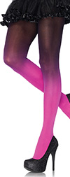 Ombre Tights in Opaque Fuchsia