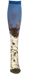 Ozone Hidden Reindeer Knee High Knee Socks