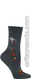 Meds Charcoal Crew Socks