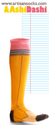 #2 Pencil Knee High Socks
