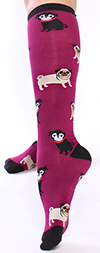 Pug Life Knee High Socks