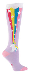 Rainbow Blast Unicorn Knee High Socks-From Sock it to Me