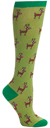 Reindeer Games Knee High Socks