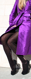 Sexy Sparkle Stockings Glitter Tights Black / Multicolor