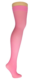 Solid Color Thigh High Stockings- in 5 Color Choices! Light Pink
