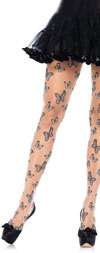 Butterfly Kisses Sheer Butterfly Tights