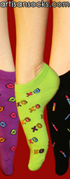 Sock It To Me Kiss 3pack Novelty Cotton Anklet / Ankle Socks