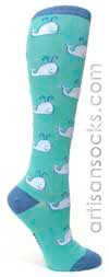 Sock It To Me Whale Socks: Knee High Socks with Whales