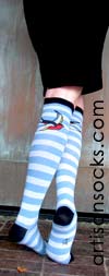 Sock It To Me Sparrow Cotton Knee High Knee Socks