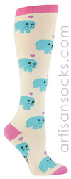 Sock it to Me Manatee Knee High Socks