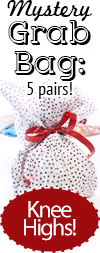 Knee High Socks Grab Bag - Gift Set of 5 Knee High Socks