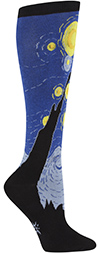 Starry Night Knee High Socks