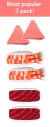 Sushi Socks Trio