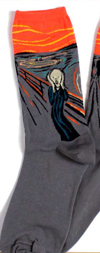 The Scream Womens Crew Sock