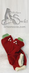 Original Cashmere Arm Warmers: Christmas