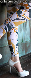 Gong House Floral Print Leggings