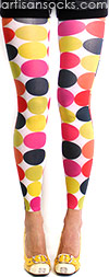 Cupcake Geometric Print Leggings