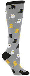 Winking Cat Knee High Socks