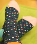 Happy Socks Dotted Cotton Crew Socks