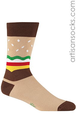 Men's Burger Crew Socks