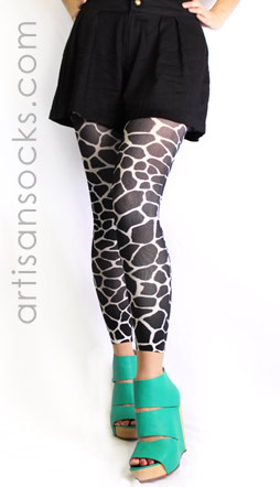 Black Giraffe Leggings