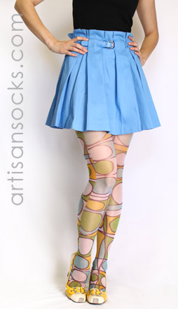 Retro Pattern Stockings