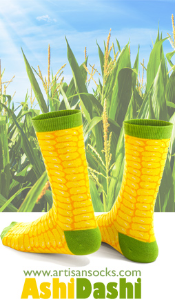 Me So Corny Crew Socks