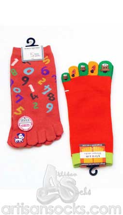 Japanese Orange Toe Socks