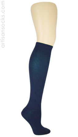 K. Bell Soft & Dreamy Solid Color Knee Highs - Navy