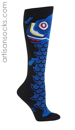 Fish Kite Knee High Socks