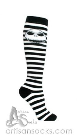 Loungefly NBC JACK STRIPED Cotton Knee High Knee Socks