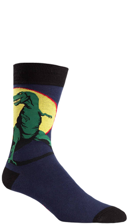 Men's T-Rex Crew Socks